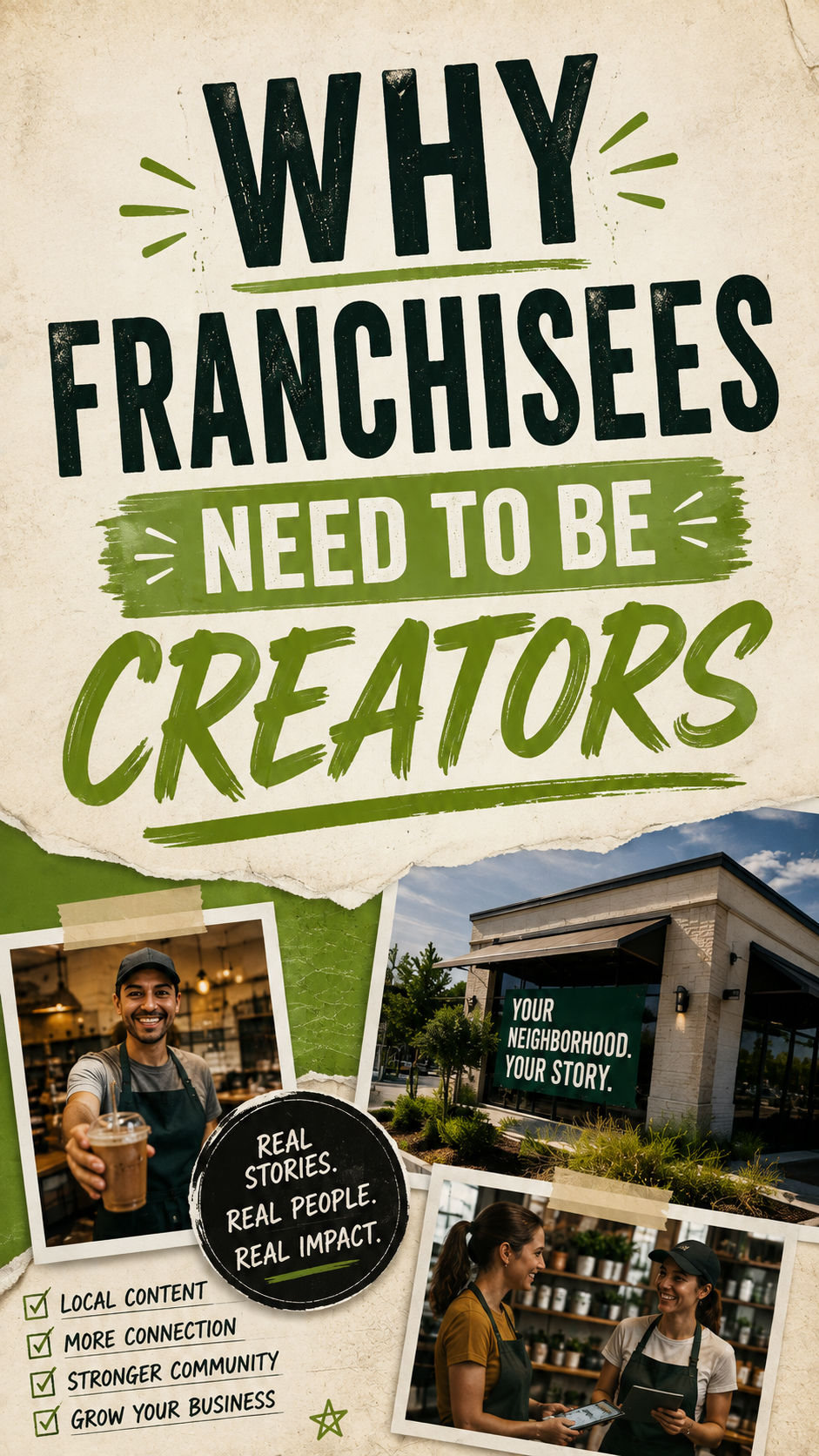 Why every franchisee needs to become a local creator